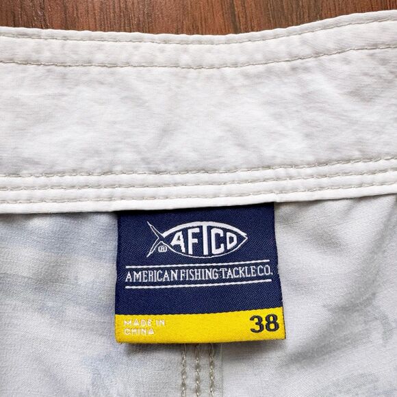 AFTCO Mens Sandbar Board Shorts Fishing Boating Outdoors UFP 50 Stretchy Sz 38 - Picture 5 of 15